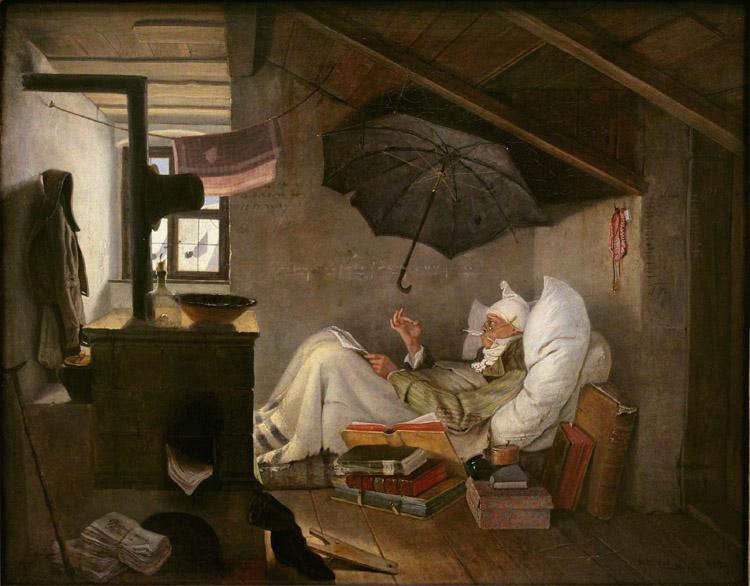 Carl Spitzweg The Poor Poet (mk09)